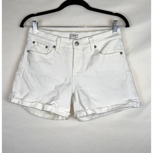 Chic J. Crew Women White Jeans Shorts 26